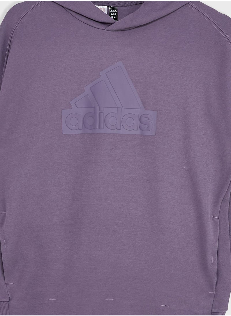 Adidas - Future Icons Logo Hoodie - Image 1