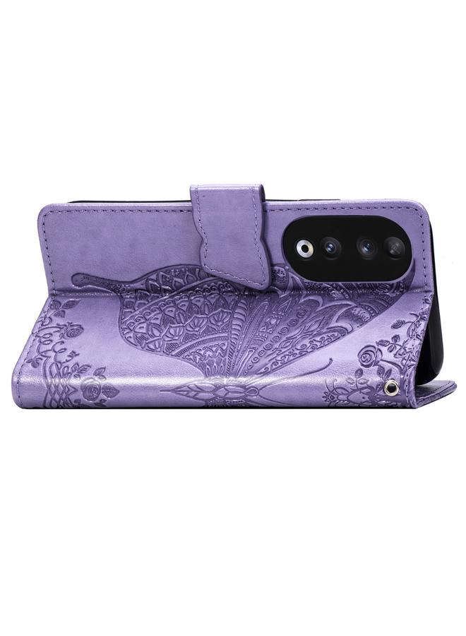 Zaboon Case For Honor X9b Butterfly Love Flower Embossed Leather Phone Case - Image 5