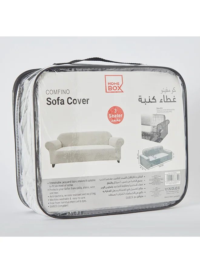 Home Box Comfino 3-Seater Knitted Jacquard Sofa Cover 180 x 225 cm