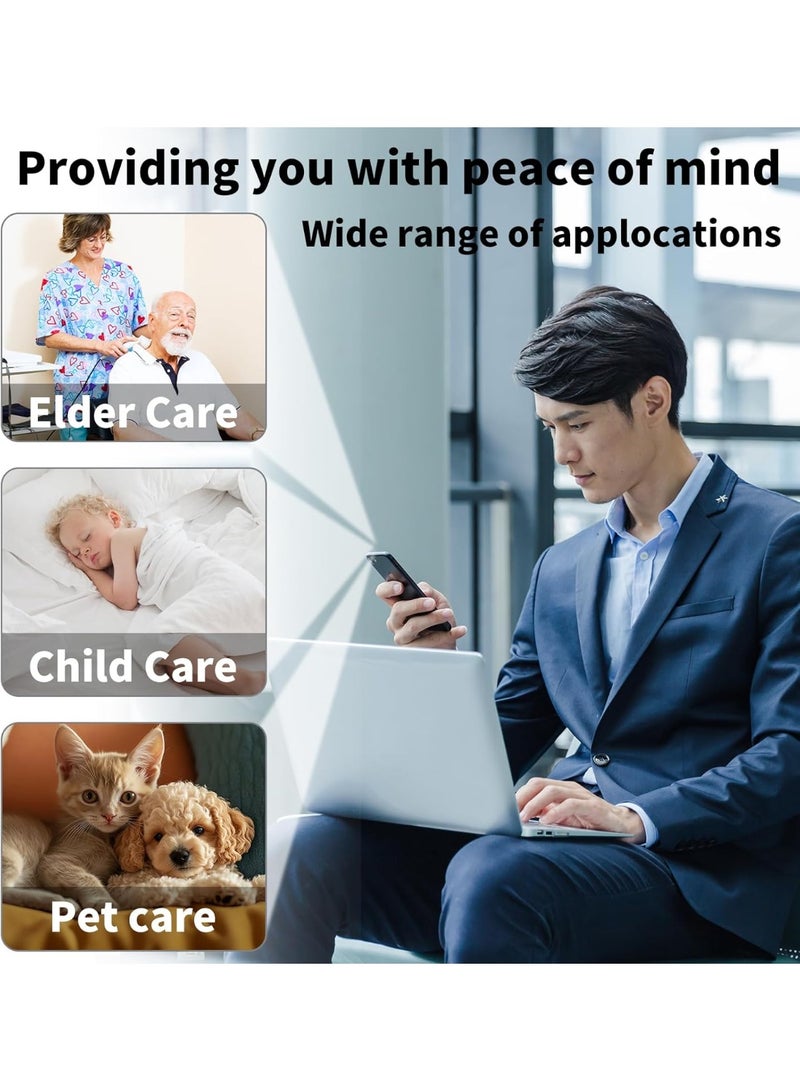 Mini Security Camera WiFi Wireless – Indoor Security Camera with Motion Detection, Night Vision, App Control, SD Card Storage – Compact Camera for Home, Office, Baby & Pet Monitoring - Image 4