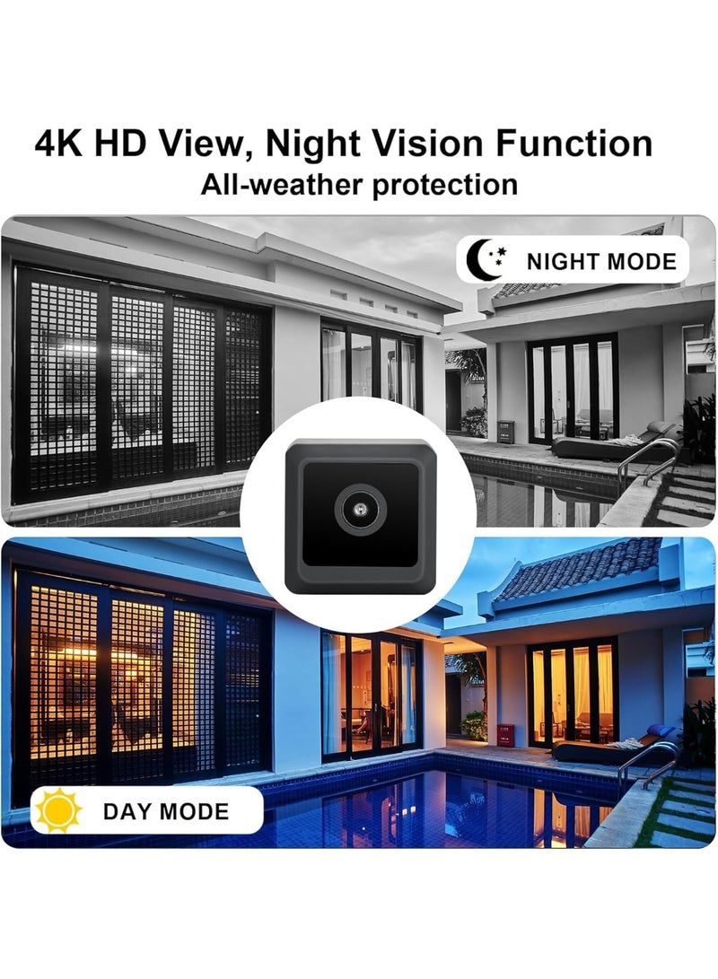 Mini Security Camera WiFi Wireless – Indoor Security Camera with Motion Detection, Night Vision, App Control, SD Card Storage – Compact Camera for Home, Office, Baby & Pet Monitoring - Image 2