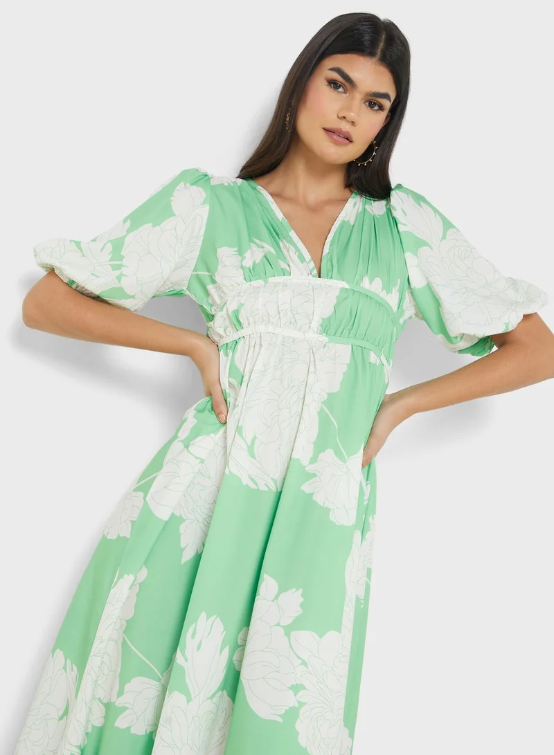 ELLA Floral Print Dress