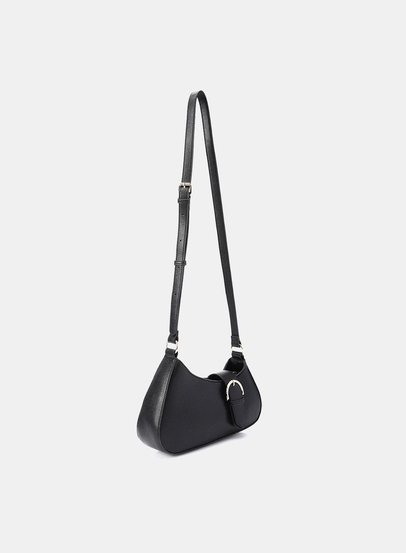 Dejavu Women's Crossbody Bag-OYE-DJTX-012-Black - Image 2