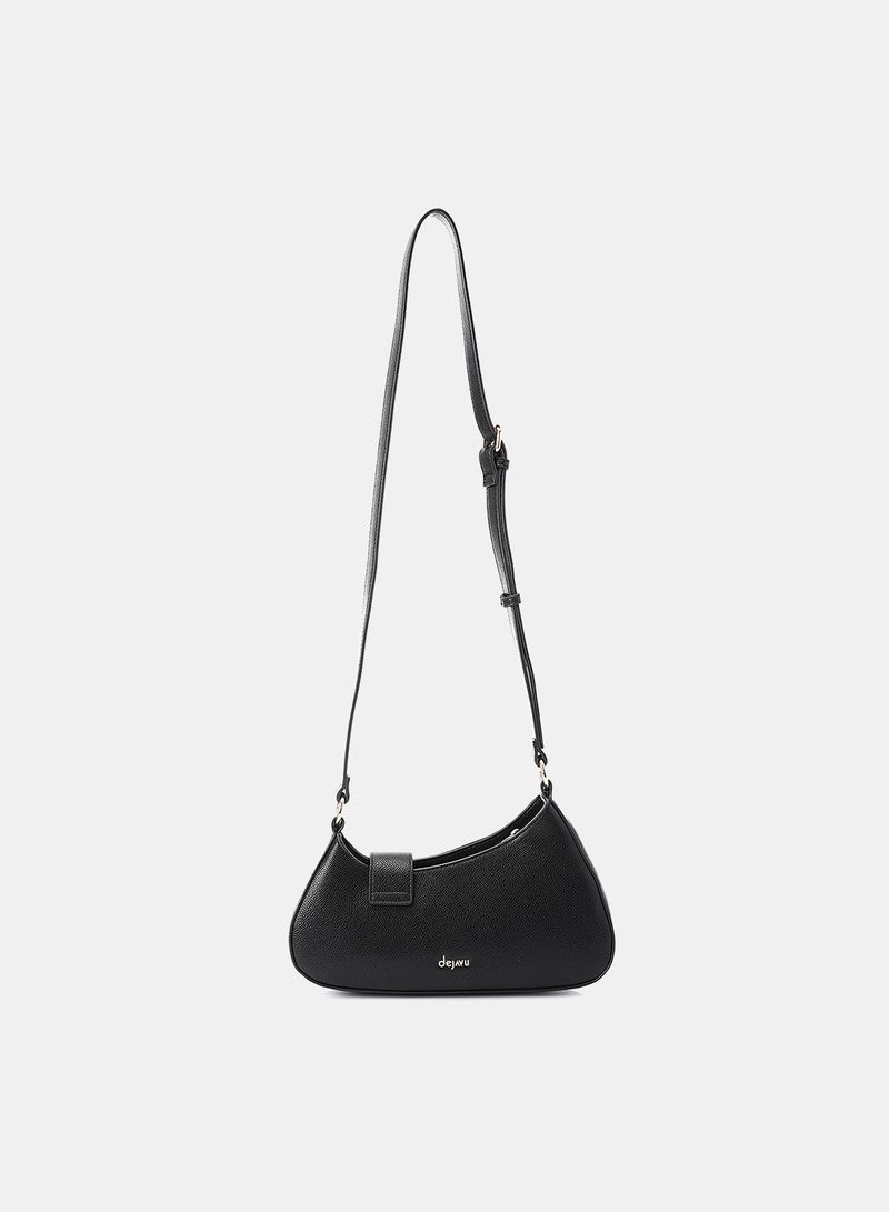Dejavu Women's Crossbody Bag-OYE-DJTX-012-Black - Image 3