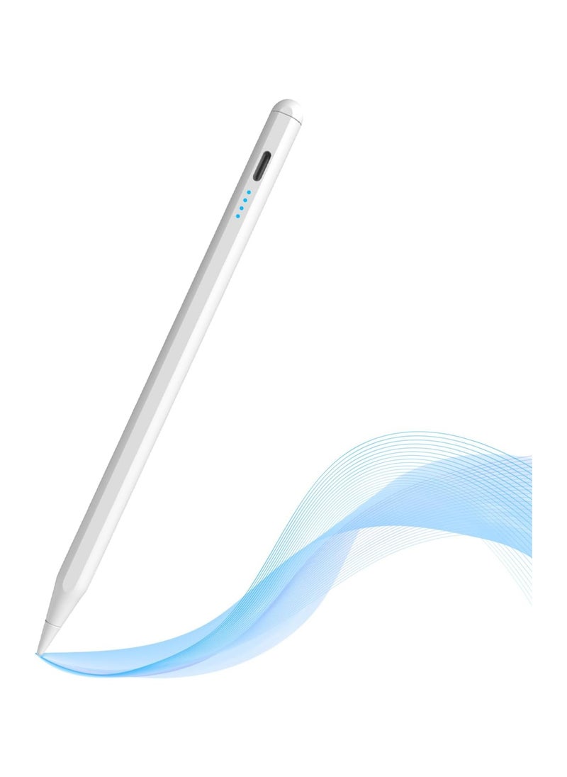 T I G O - Universal Stylus Pen Wireless Passive Touchscreen Pen for iOS & Android, Compatible with iPhone, iPad, Samsung & Tablets Fast Charging, Ergonomic Design, Adjustable Tilt & Indicator Lights - Image 1
