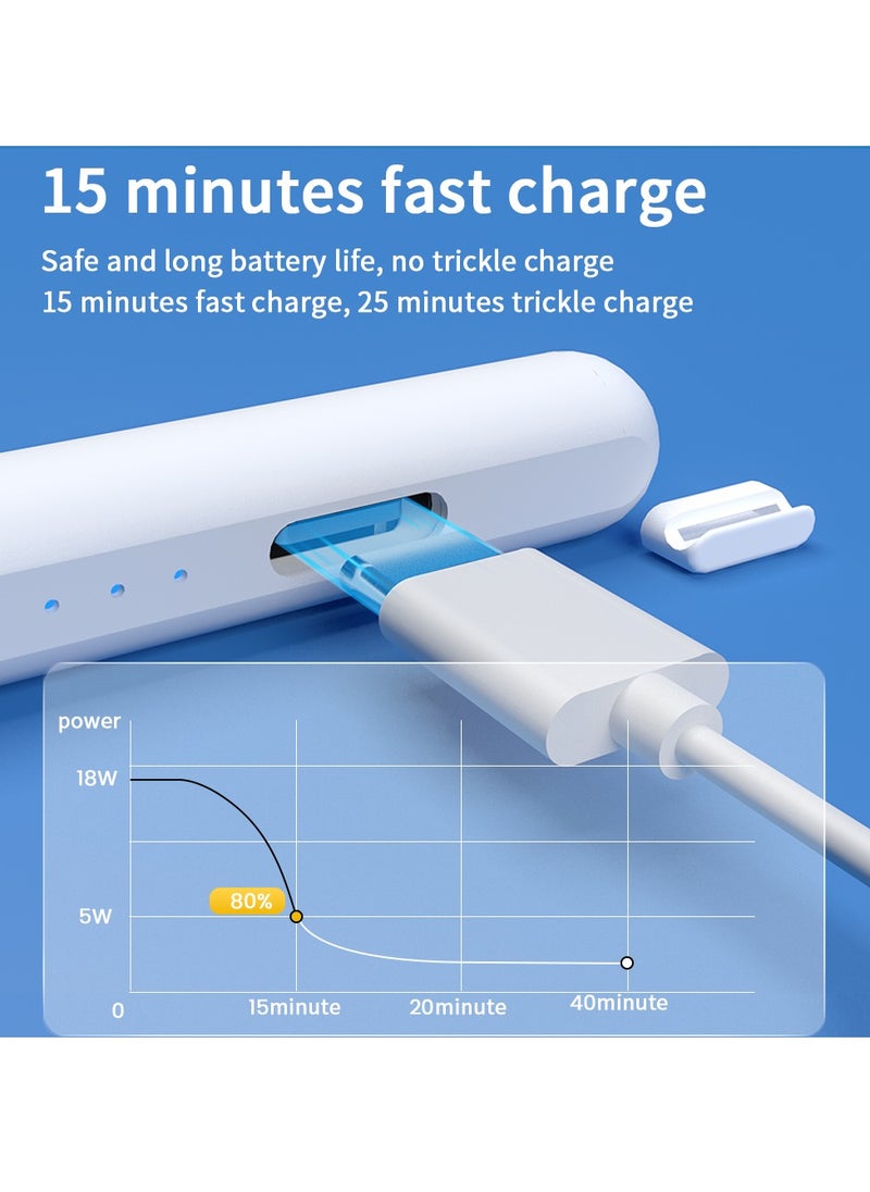 T I G O - Universal Stylus Pen Wireless Passive Touchscreen Pen for iOS & Android, Compatible with iPhone, iPad, Samsung & Tablets Fast Charging, Ergonomic Design, Adjustable Tilt & Indicator Lights - Image 1
