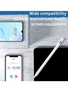 T I G O Universal Stylus Pen Wireless Passive Touchscreen Pen for iOS & Android, Compatible with iPhone, iPad, Samsung & Tablets Fast Charging, Ergonomic Design, Adjustable Tilt & Indicator Lights  - Image 4