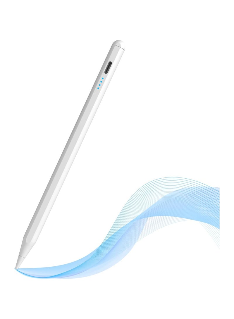 T I G O Universal Stylus Pen Wireless Passive Touchscreen Pen for iOS & Android, Compatible with iPhone, iPad, Samsung & Tablets Fast Charging, Ergonomic Design, Adjustable Tilt & Indicator Lights  - Image 3