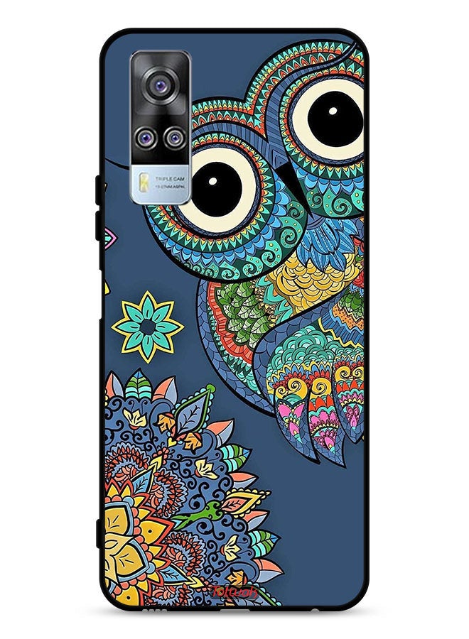 Tolwak vivo Y53s 4G Protective Case Cover Floral Owl - Image 1