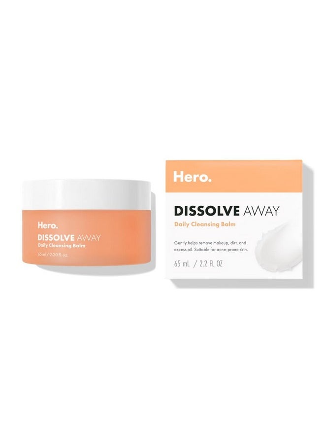 Hero Cosmetics - Dissolve Away Daily Cleansing Balm Helps Remove Makeup And Grime Won’T Clog Pores Suitable For Sensitive And Acneprone Skin (2.2 Fl Oz) - Image 1