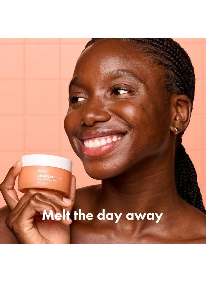 Hero Cosmetics - Dissolve Away Daily Cleansing Balm Helps Remove Makeup And Grime Won’T Clog Pores Suitable For Sensitive And Acneprone Skin (2.2 Fl Oz) - Image 1