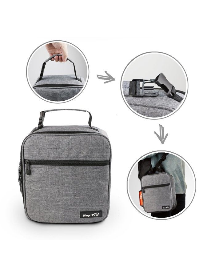Hap Tim Insulated Lunch Box for Men/Women/Adults,Reusable Lunch Bag,Tough & Spacious Adult Lunchbox(AE-18654-G) - Image 3