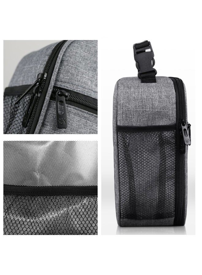 Hap Tim Insulated Lunch Box for Men/Women/Adults,Reusable Lunch Bag,Tough & Spacious Adult Lunchbox(AE-18654-G) - Image 4