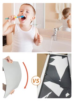 30*60cm Self Adhesive Acrylic Mirror, Full Length Body Mirror Removable Square Acrylic Mirror Wall Sticker Bedroom Bathroom Home Wall Decor - pzsku/Z86A3A5C78F5CB3B9F4A6Z/45/_/1715858118/9c473133-304b-40c4-b9d1-a75771b9d567