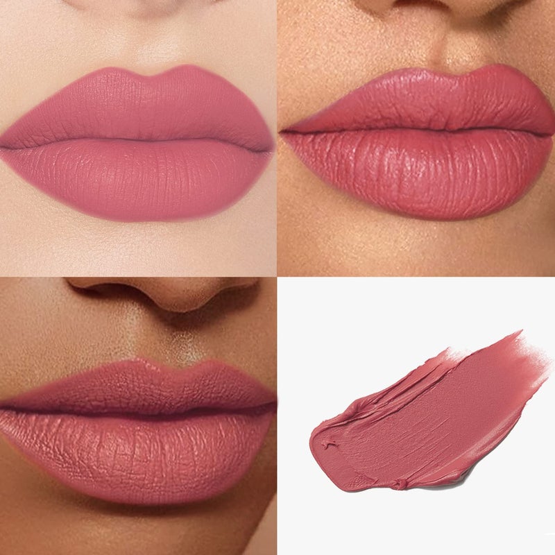 Catkin Semi-Matte Lipstick Hydrating High Impact Color Infused with Vitamin E and Avocado Oil Smooth Soft Texture Long Lasting Matte Finish 166 - Image 2