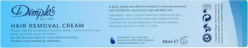 Dimples Hair Removal Cream Rose Mist 50 ml - Image 3