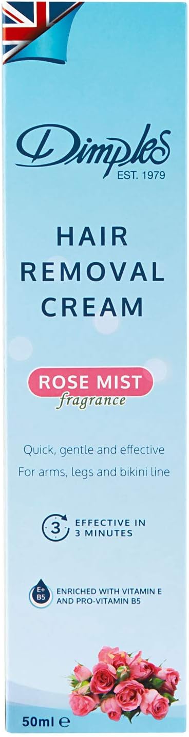 Dimples Hair Removal Cream Rose Mist 50 ml - Image 1
