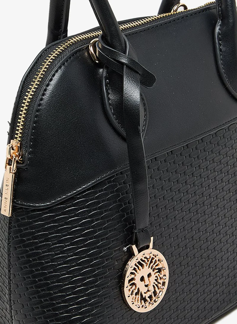 Anne Klein  Anne Klein Textured Pu Satchel Bag for Women | Best Price UAE