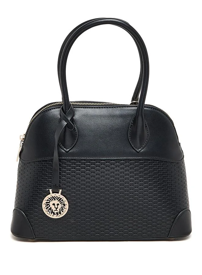 Textured PU Satchel Bag