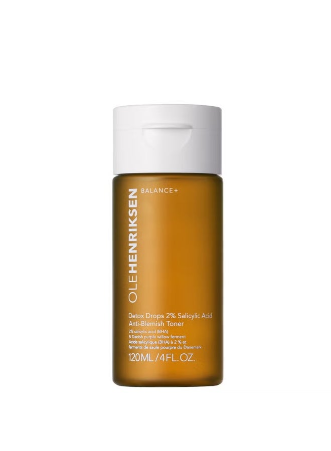 Ole Henriksen Detox Drops 2% Salicylic Acid Toner 120ml - Image 1