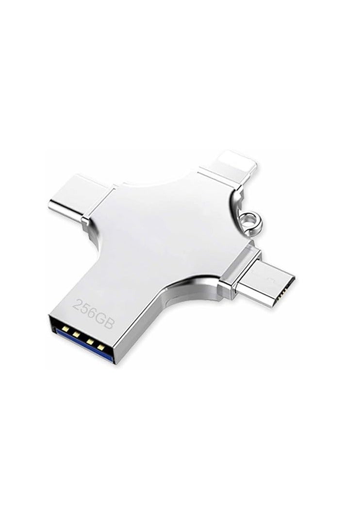 Flash Drive  256GB High-Speed Pen Drive or Data Storage – Compatible with Laptop, Desktop, Car, TV  More - Image 1