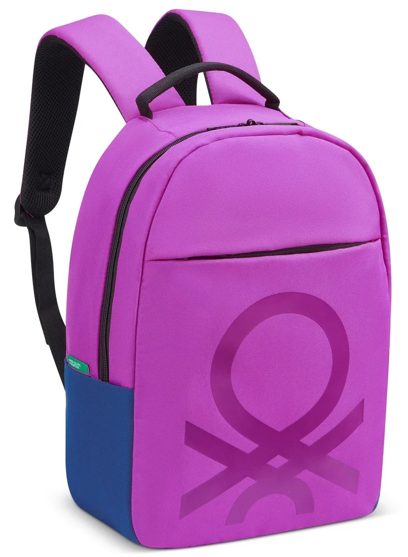 United Colors Of Benetton  Fabrica Round 15.6'' Unisex Laptop Backpack - Purple  | Best Price UAE