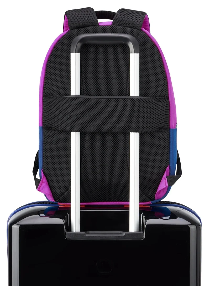 United Colors Of Benetton  Fabrica Round 15.6'' Unisex Laptop Backpack - Purple  | Best Price UAE