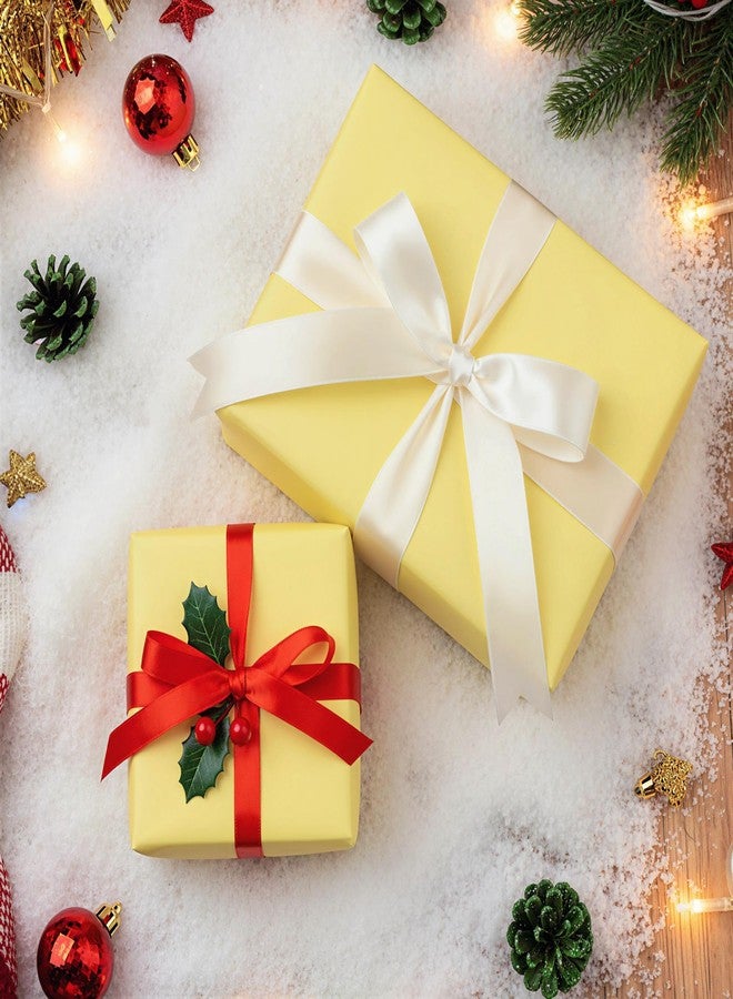 Koogel Yellow Wrapping Paper, 15" x 450"(38') Yellow Paper Roll for Gift Wrapping Craft Supplies Bouquet Flower Covering Poster Packing - Image 2