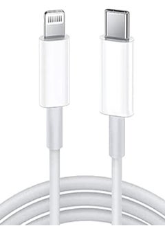 Usb c to lightning cable [mfi certified] compatible with iphone 12 pro max/12/11 pro/x/xs/xr/8 plus/airpods pro, supports power delivery, 1m, white