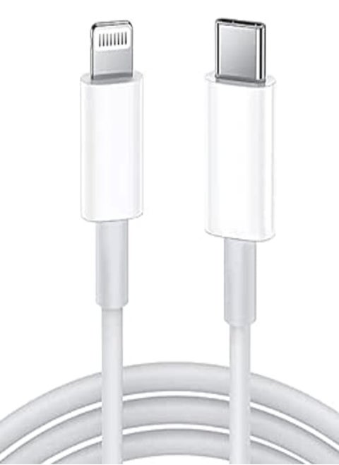 Usb c to lightning cable [mfi certified] compatible with iphone 12 pro max/12/11 pro/x/xs/xr/8 plus/airpods pro, supports power delivery, 1m, white