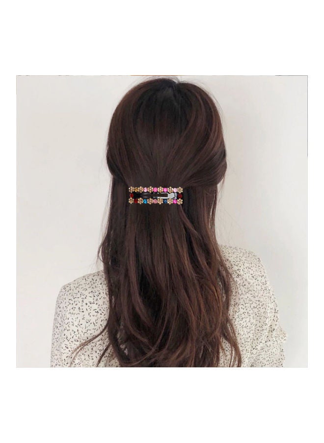 نيبمينينت مشابك شعر من حجر الراين Rec أليسا متعدد الألوانِ . 7سم - Image 4