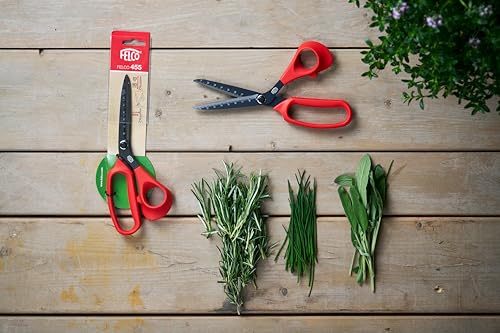 FELCO 455 Floral Scissors 897 NonStick Stainless Steel Shear for Flower Arranging Crafting Flower Scissors for Cutting Fresh Flowers Floral Shears with Handle Blade Ruler Ergo Right Hand - Image 3