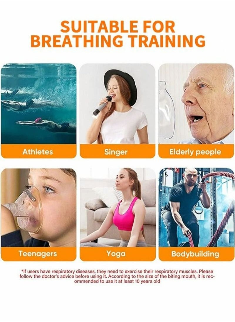 Generic - Lung Exerciser Expander Device, Breathing Exercise Device for Lungs, Silica Gel Deep Breathing Exercise Trainer, Increase Lung Capacity, Improve Sleep - Image 1