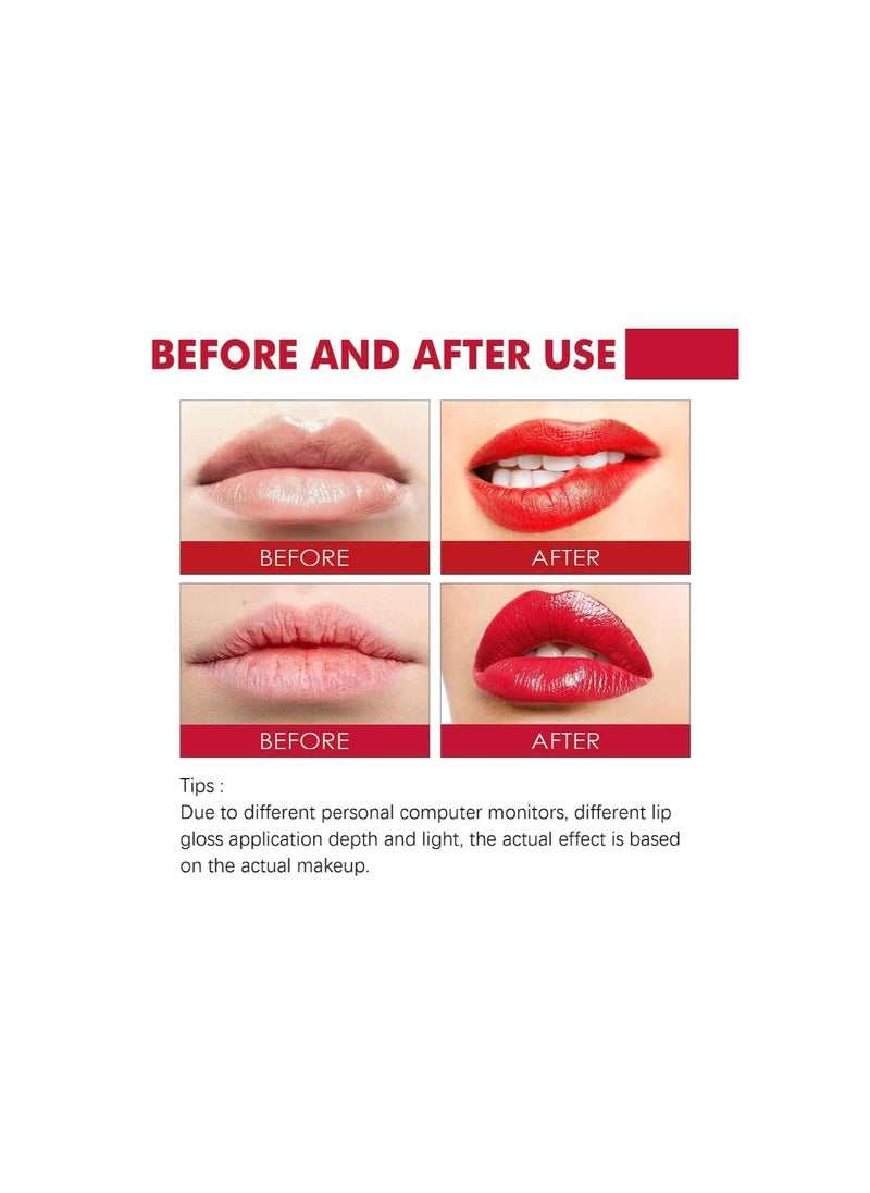Generic - 6 Colors Tattoo Lip Tint - Peel Off Lip Stain Long Lasting Waterproof Lip Gloss Womens Girls Makeup (6pcs) - Image 1