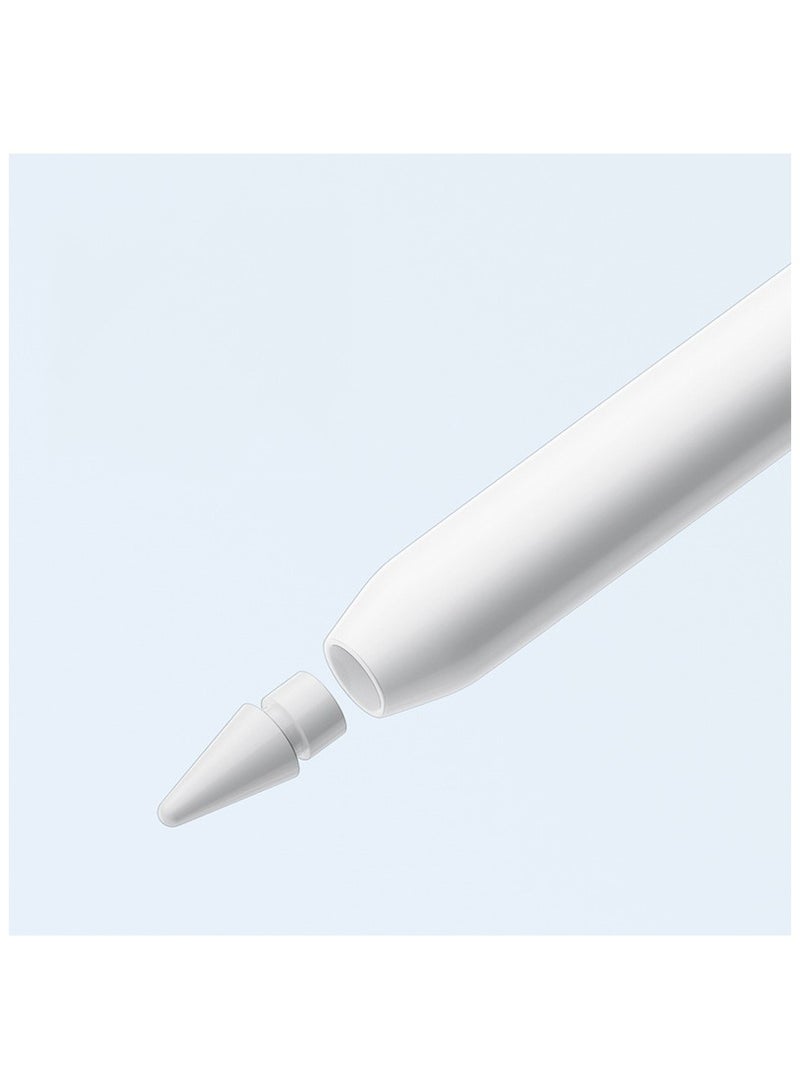 4-Piece Stylus Pencil Tips Set For Apple White  - Image 4