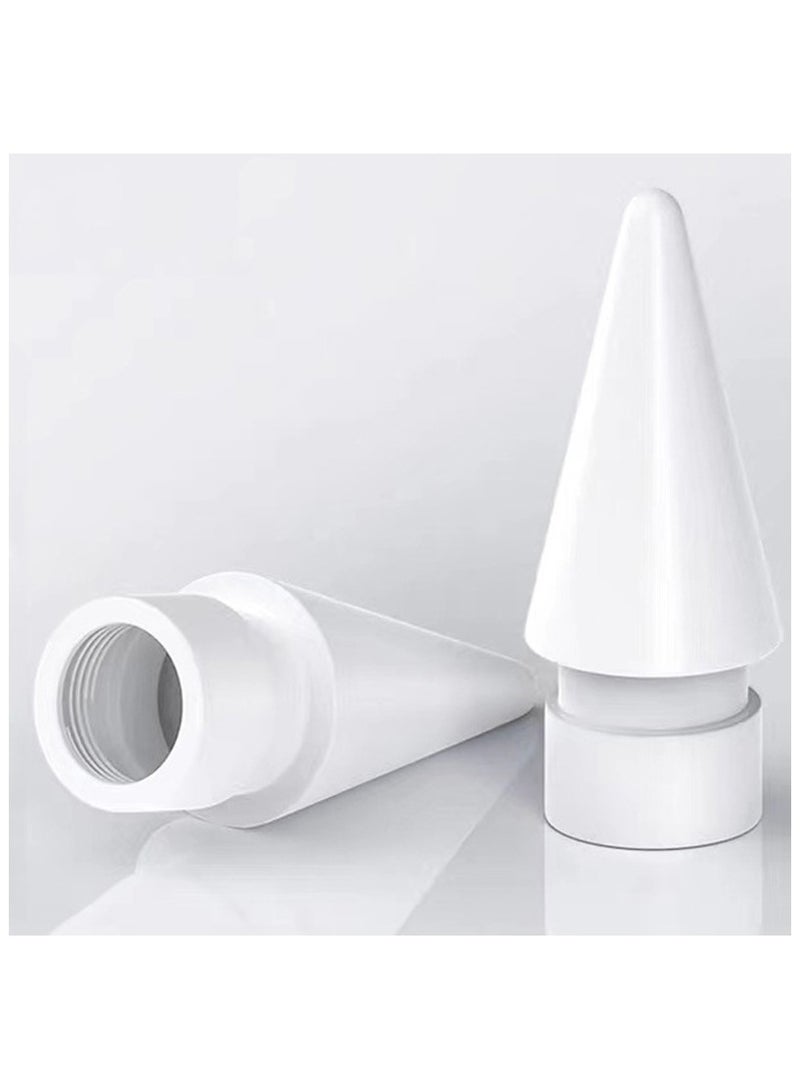 4-Piece Stylus Pencil Tips Set For Apple White  - Image 3