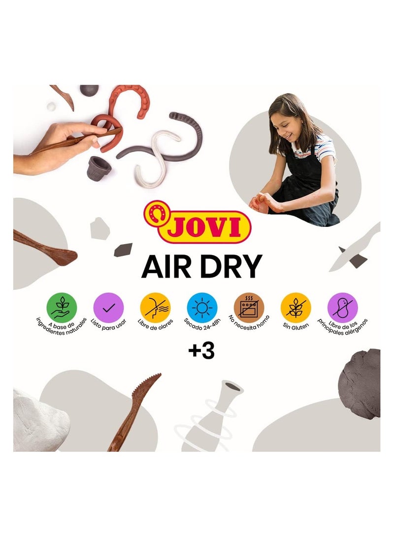 جوفي طين لتصلب الهواء 1000 جرام (2.2 رطل) رمادي - Image 4