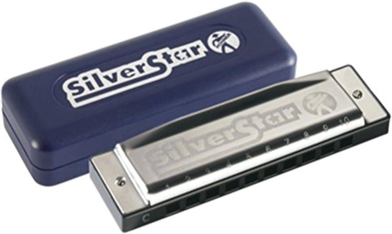 Hohner Silver Star Harmonica in Key E - Image 1