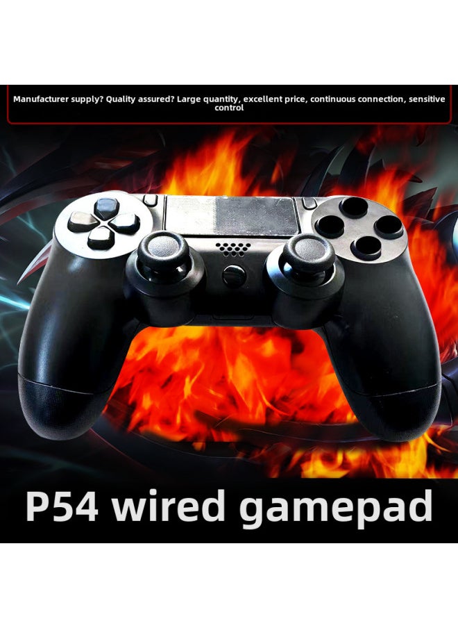Generic P4 Wired/Wireless Game Handle P4 Wired Handle With Vibration Six-axis Function Game Handle Spot Wholesale-Product Color:P4 Wireless Bluetooth-Rose Gold  - Image 2