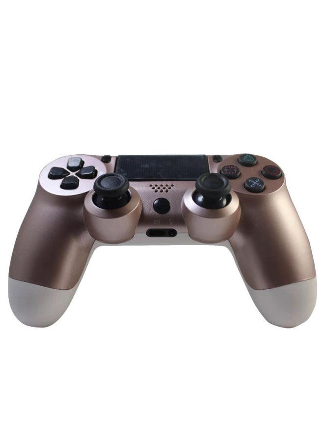 Generic P4 Wired/Wireless Game Handle P4 Wired Handle With Vibration Six-axis Function Game Handle Spot Wholesale-Product Color:P4 Wireless Bluetooth-Rose Gold  - Image 1