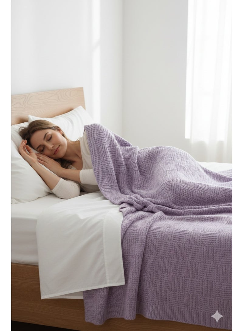 Nile Weave Elegant Egyptian Cotton Milano Throw Blanket – ultra-soft, lightweight, and beautifully crafted. Enjoy luxurious comfort, breathable warmth, and timeless sophistication in any room. - Image 3