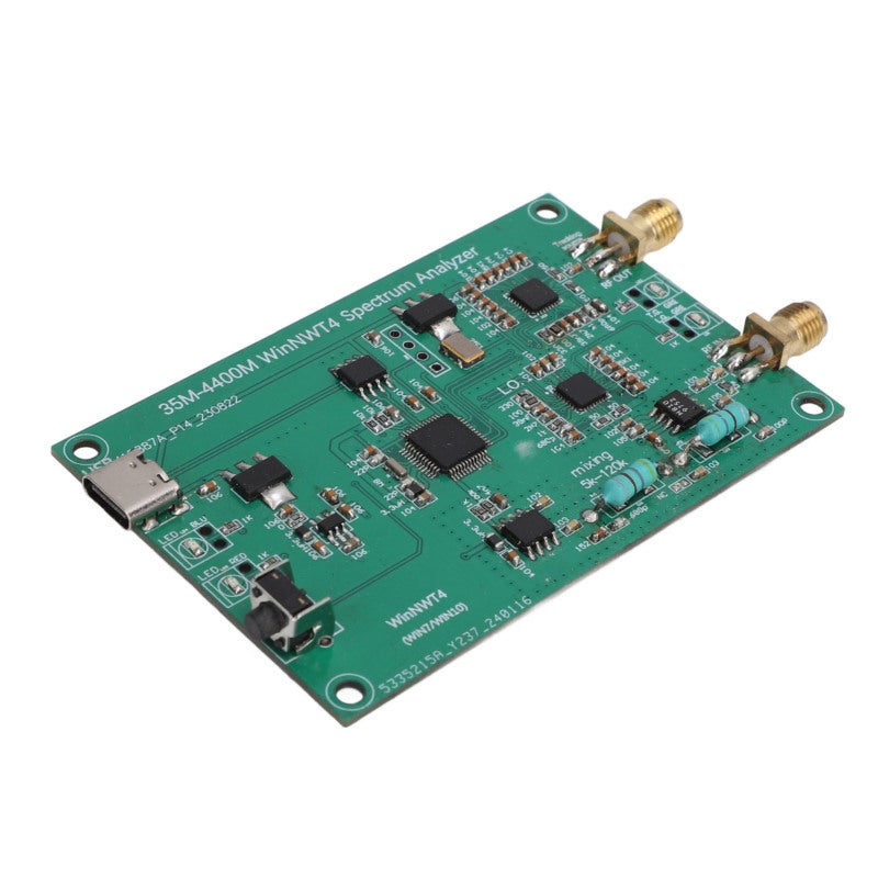 وحدة محلل الطيف الراديوي 35 ميجاهرتز - 4400 ميجاهرتز مع مصدر تتبع - مواد PCB ممتازة سهلة التركيب لأنظمة WinXP Win7 Win10 لمهندسي الترددات الراديوية والهواة ومشاريع الإلكترونيات اليدوية - Image 4