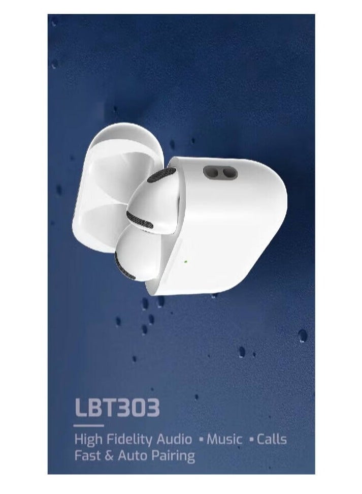 LEVORE سماعة رأس لاسلكية TWS LBT303-WH - Image 2