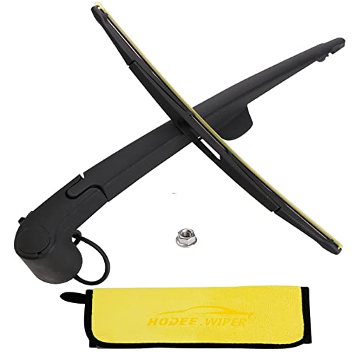 HODEE Rear Wiper Arm & Blade Kit,Exact-Fit Replacement for Chevrolet Chevy Trailblazer,GMC Envoy SAAB 9-7X 2006-2009,OEM-Style Fit,Easy Install in Minutes,Complete Hardware Included (Cap/Nut) - Image 1