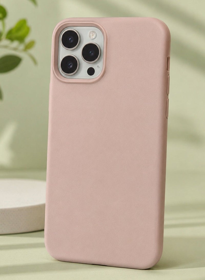 iPhone 11 Pro Max Silicon Protective Case, Hard Outer Shell, Soft Inner Lining, Shockproof & Scratch Resistant, Pink