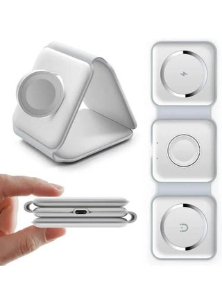 Wireless Charger 3 in 1 Magnetic Foldable Charging Station – Fast Wireless Charging Pad for iPhone, Apple Watch, and AirPods – Universal Qi-Compatible Foldable Dock for Android and iOS Devices – Travel-Friendly Multicolour Design - pzsku/Z86A4CB54FA03406D9A90Z/45/1747324538/bc669e92-c33f-4fdd-97c9-853c5ab7ab81