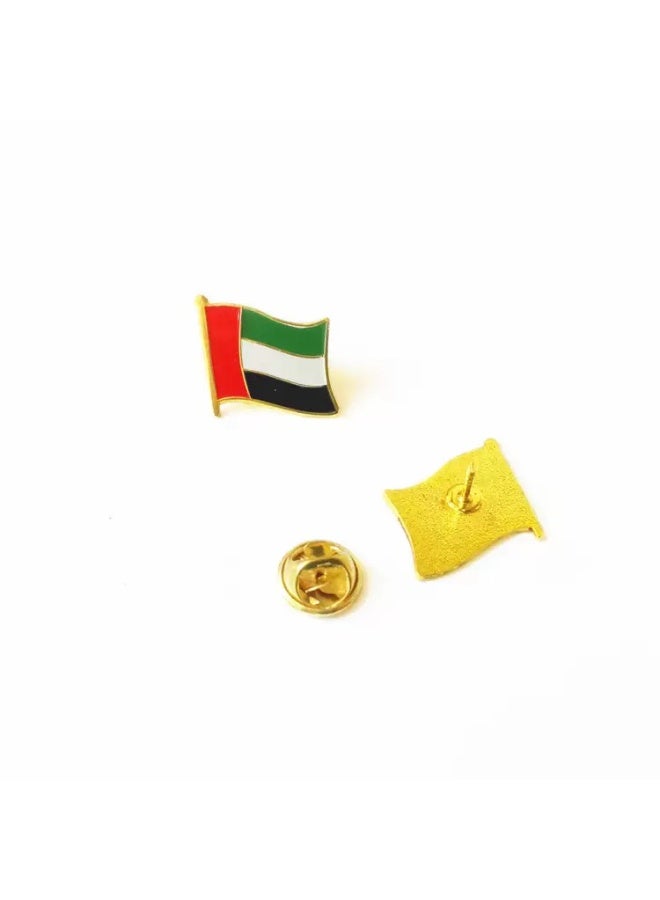 10PCS UAE Flag Brooch Pins – National Day Metal Badge Souvenir for Clothing & Bags - Image 4
