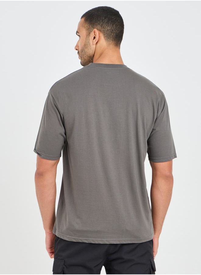 Styli - Oversized Resolve Print Detail T-Shirt - Image 1