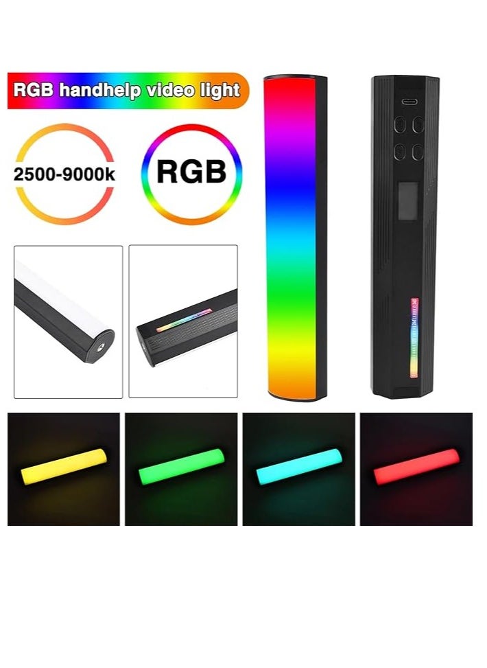 Generic W200 Handheld RGB Light Wand Video LED Lighting Handheld Light Photography Light Vlog w Magnetic CRI95+ 2500K-9000K Built-in Battery 3000mAh Compatible with Vlogging YouTube Living  - Image 3