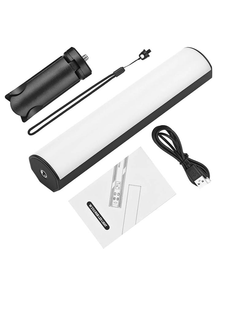 Generic W200 Handheld RGB Light Wand Video LED Lighting Handheld Light Photography Light Vlog w Magnetic CRI95+ 2500K-9000K Built-in Battery 3000mAh Compatible with Vlogging YouTube Living  - Image 2